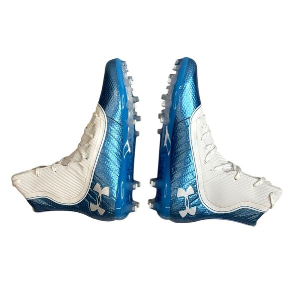 Under Armour Highlight MC Football Cleats Carolina Blue/White Sz 9 3021478 402